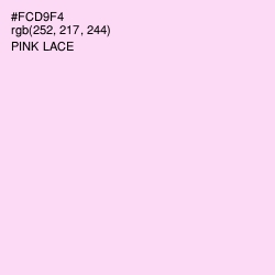 #FCD9F4 - Pink Lace Color Image